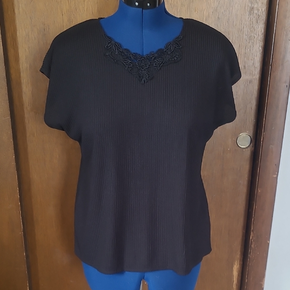 Elegant Black Women's Top